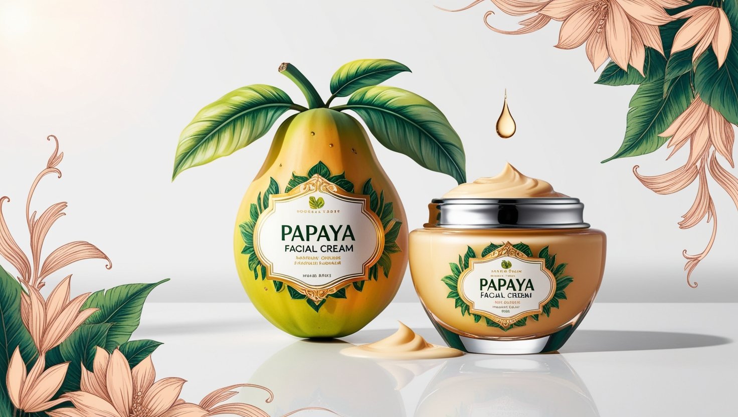 tesis de crema facial de papaya