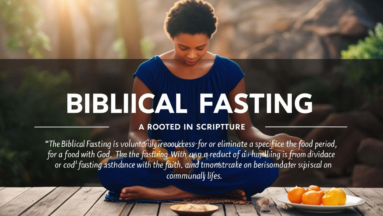 Biblical Fasting