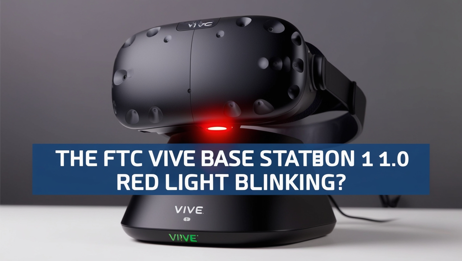 FTC Vive Base Station 1.0 red light blinking