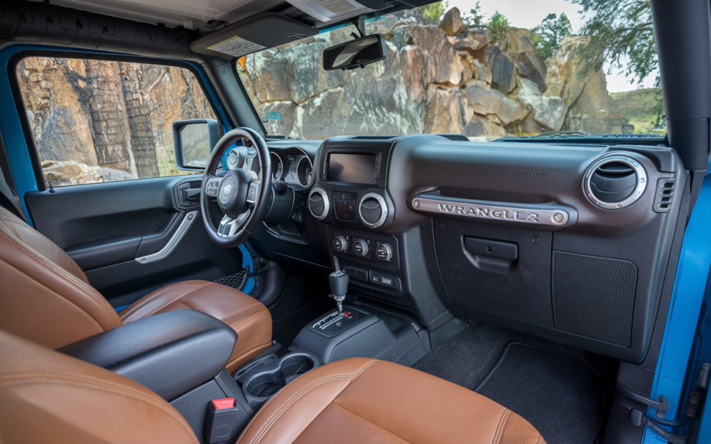 2017 Jeep Wrangler owner's tornillos interior