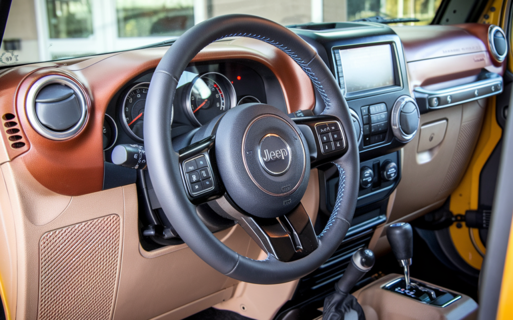 2017 Jeep Wrangler owner's tornillos interior