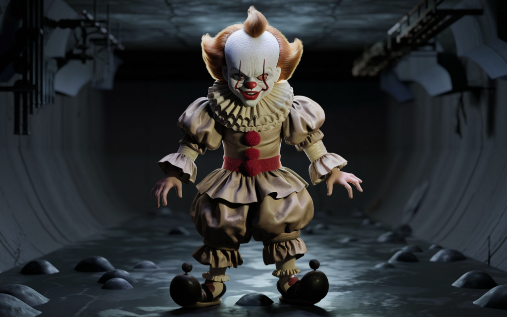 Pennywise IT 1990 3D print STL 3D model